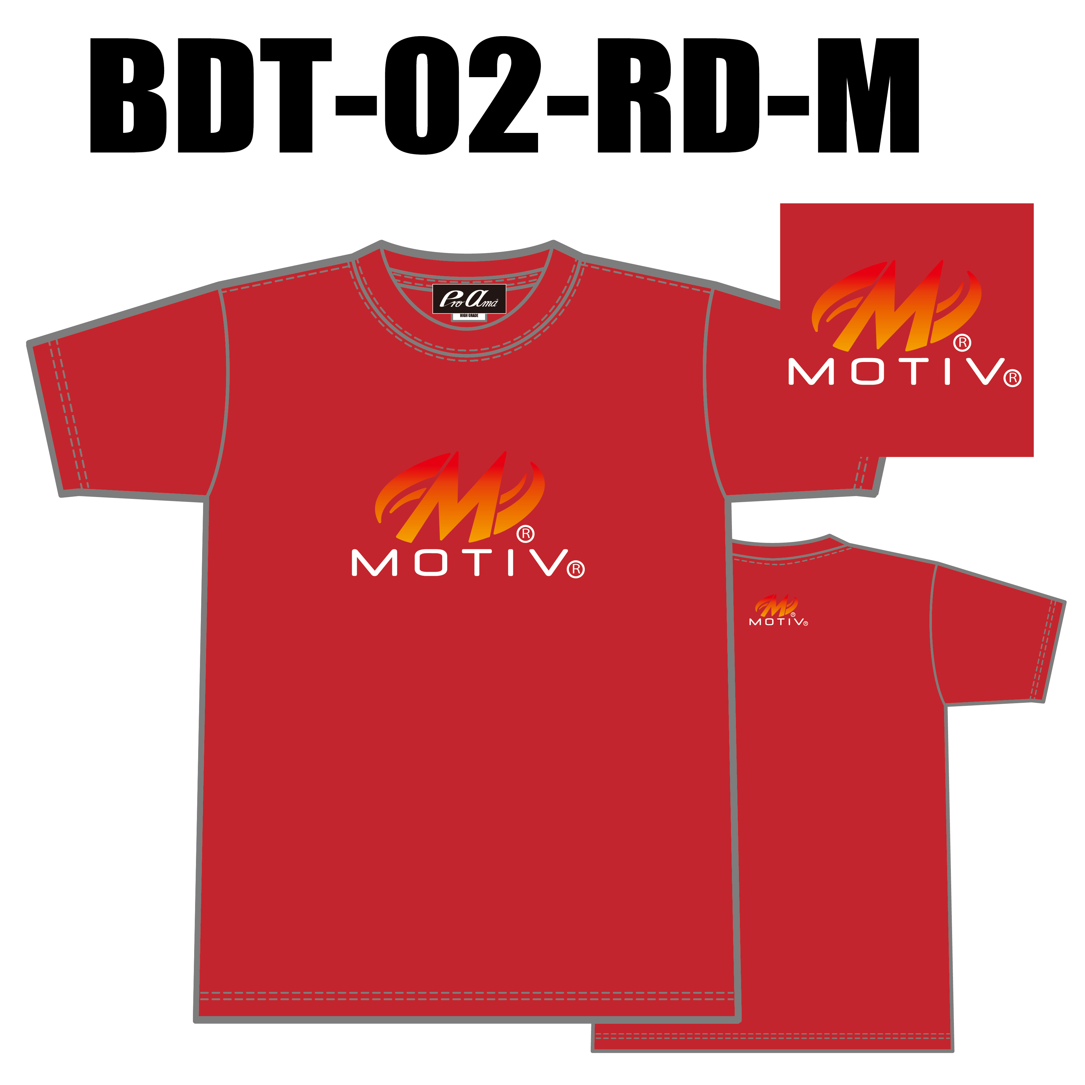 ブランドドライTシャツ BTD-02(ロゴ：MOTIV) - ウインドウを閉じる