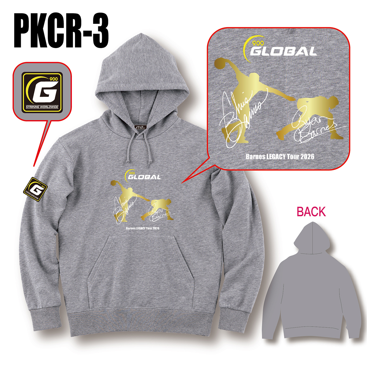 PARKA PKCR-3gray(BARNES LEGACY TOUR 2026)(受注生産) PARKA PKCR-3gray(BARNES LEGACY TOUR 2026)(受注生産)